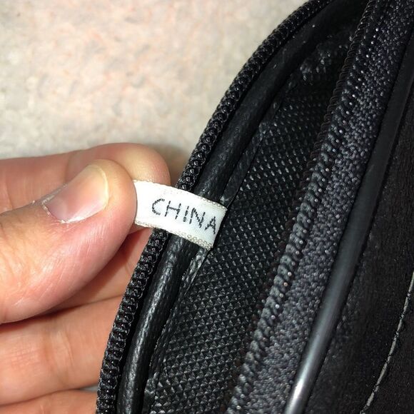 Patch Black Faux Leather Small Zip Wallet - Picture 6 of 6